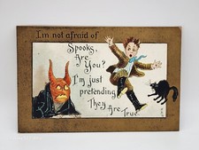 CARTOLINA D'EPOCA HALLOWEEN