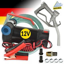 POMPA TRAVASO GASOLIO E DIESEL 12V ELETTRICA CON PISTOLA, TUBO, ACCESSORI