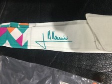 Fascia Bandana Tennis Padel Lotto Vintage Mancini-Muster-Roldan 100% Cotone