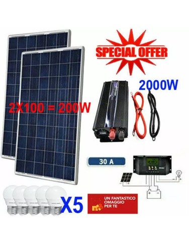 Kit fotovoltaico pwm - kit,