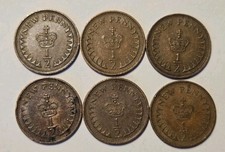 Lot 260 ,  Monnaies 6 X 1/2