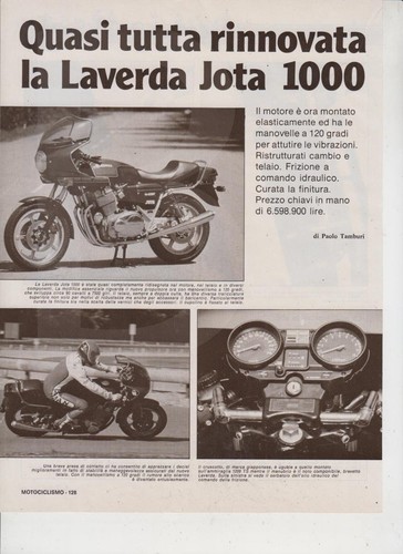 Advertising news moto - news, laverda
