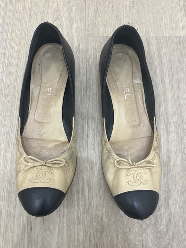 Ballerines chanel beige - beige, et