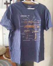 T Shirt Snowboard By Banana Republic Uomo Taglia Large