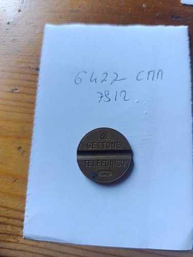 Gettone telefonico 7912 cmm - gettone,