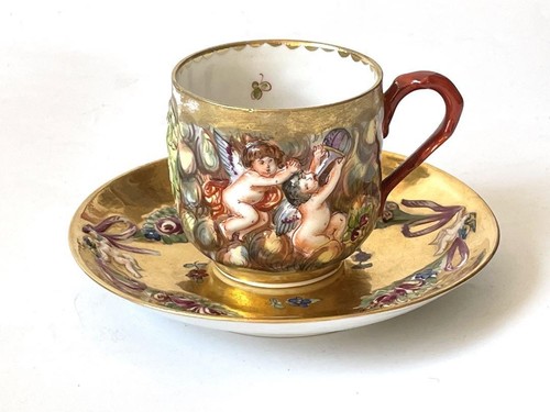 Antica tazza piattino - antica,