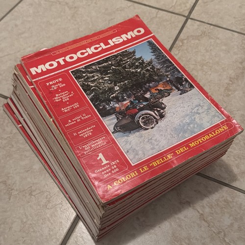 Motociclismo 1972 annata - 1972,