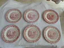 Myotts Country Life 6 Piatti Piani Porcellana England Anni 80