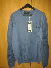 Fred Perry Maglia Motivo Floreale Autunno '25 Taglia M/48  Cotone 100%