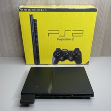 CONSOLE PS2 SLIM con SCATOLA ORIGINALE e CAVI Playstation2 SPCH-70004 PAL