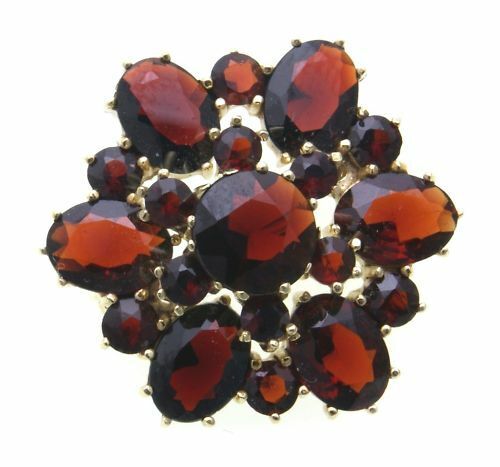 Spilla con granato argento 925 - spilla,