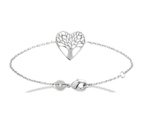 Bracciale pendente cuore - bracciale, "cuore