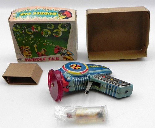 Bubble gun tin - japan, exelo