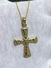 14k Giallo Oro e Diamanti Mano