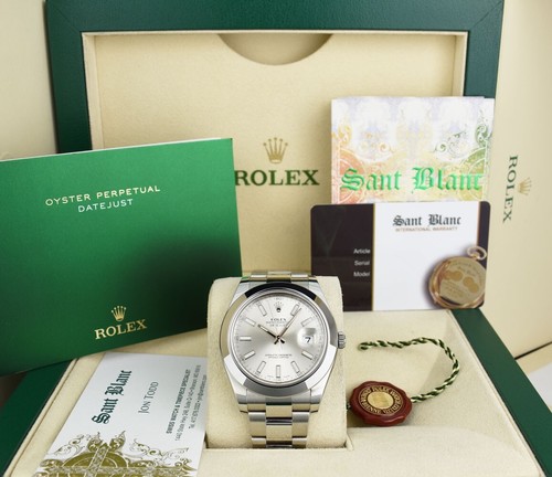 Rolex uomo 41mm - uomo, inox