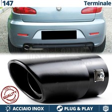 Terminale scarico ovale - 1x,