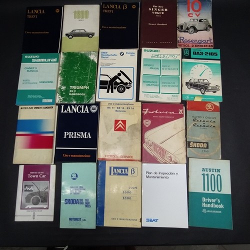 Lotto libretti uso - , e