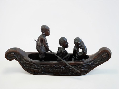 Scultura legno africana - legno,