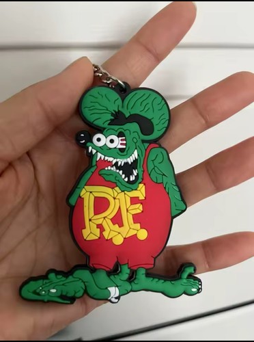 Rat fink keyring hot rod - fink,
