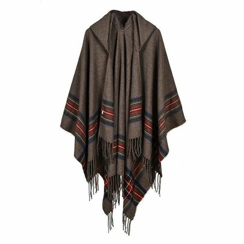 Poncho uomo misto - , lana