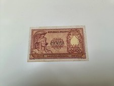 100 lire italia elmata