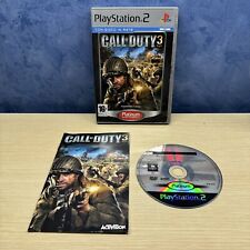 CALL OF DUTY 3 PS2 gioco COMPLETO ITALIANO per Sony Playstation 2