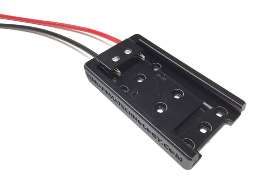 Adattatore batteria nero per