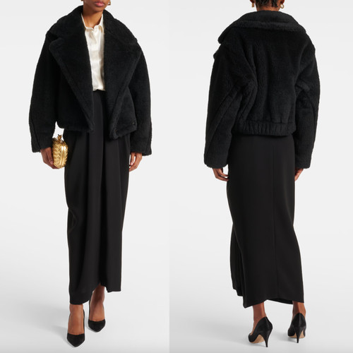 Cappotto corto oggeri alpaca - cappotto,