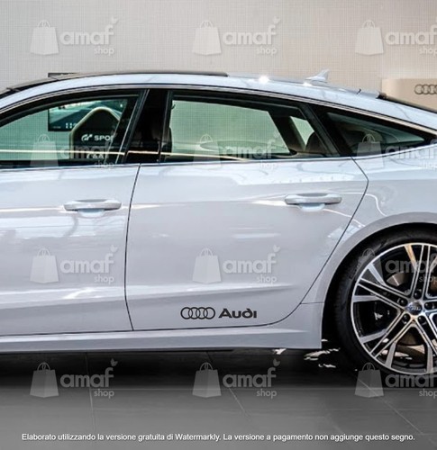 Adesivi stickers audi fiancata - adesivi,