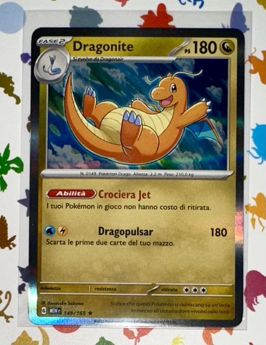 Pokemon dragonite holo - dragonite, foil