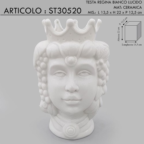 Statua scultura testa moro - scultura, di