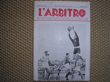 RIVISTA L'ARBITRO AIA REFEREE CALCIO FOOTBALL #7 1957 VAVASSORI NAZIONALE ITALIA