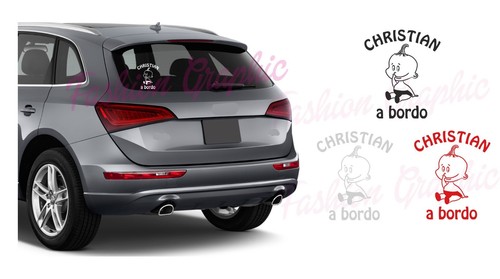 Adesivo auto bimbo - bimbo, bordo