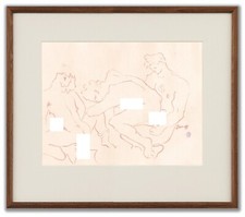 Jean Cocteau Drawing Nude Male