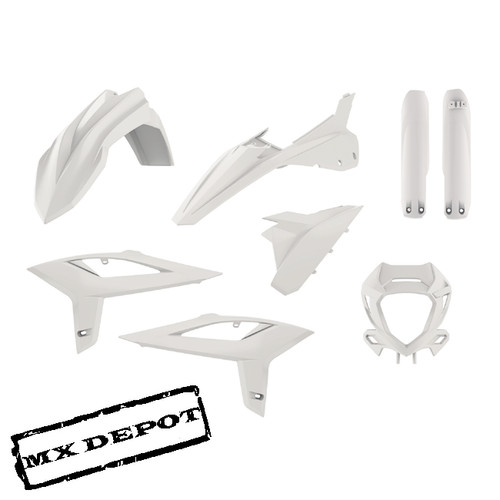 Kit plastica polisport bianco - plastica,