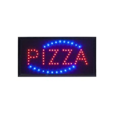 SECURIT - Insegna Luminosa LED Pizza - Per Muri o Vetrine - Per Bar, (F7K)
