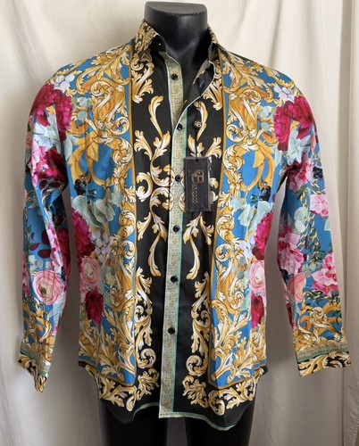 Camicia uomo elegante barocco