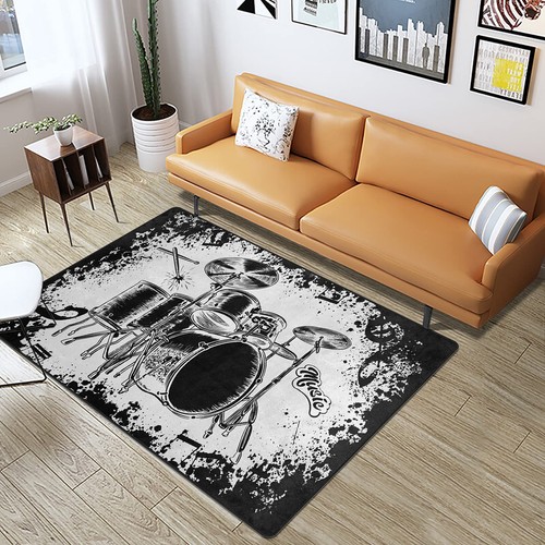 Engree music area - rug, drum