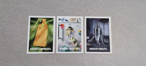 Tre cartoline gadget absolute - cartoline,
