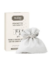 4 POCHETTE PER CASSETTI MEDIE BIANCHE PROFUMA BIANCHERIA CON LE PERLE MAMI MILA