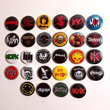 28 spille pins Metal Punk Rock