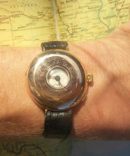 Antico orologio polso - 9, kt
