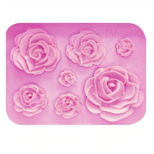 Stampo rose fiori - stampo, silicone