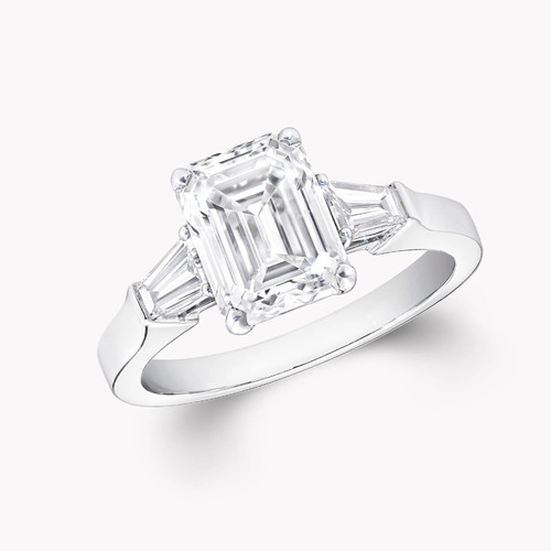 Fede nuziale taglio - , smeraldo