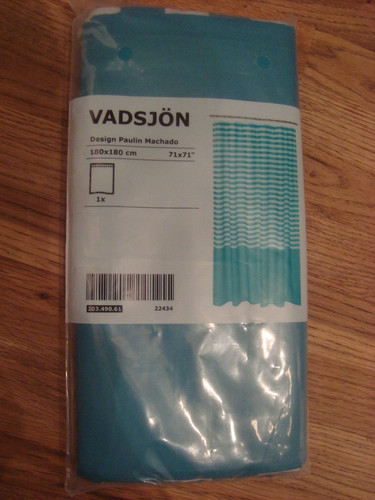 Nuova tenda doccia ikea blu - doccia,