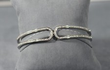 Bracciale donna in acciaio rigido / schiava