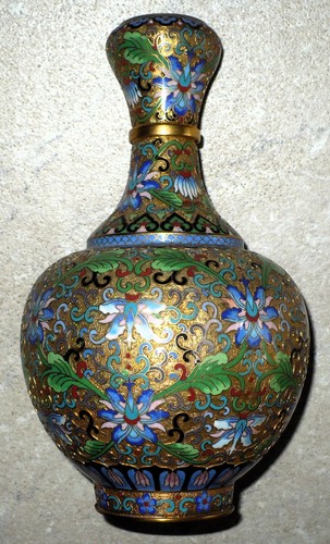 Vaso cinese cloisonne anni - cinese, cloisonne'