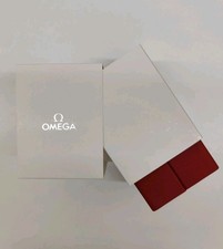 Box service OMEGA pelle rossa