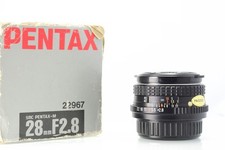 Pentax SMC Pentax-M 28mm f2.8 in Very Good Condition With Box