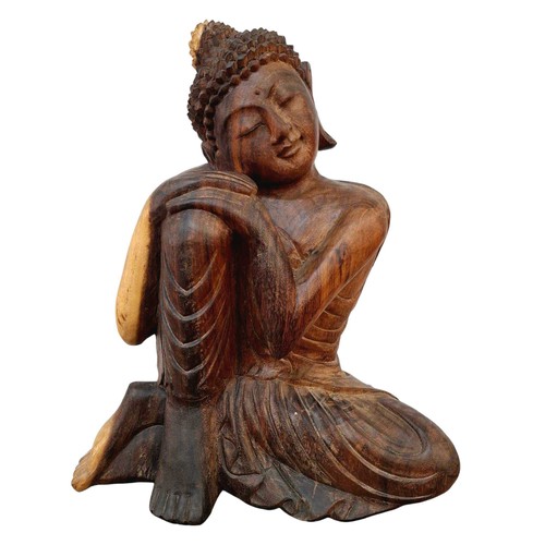 Statuetta legno suar buddha - in,